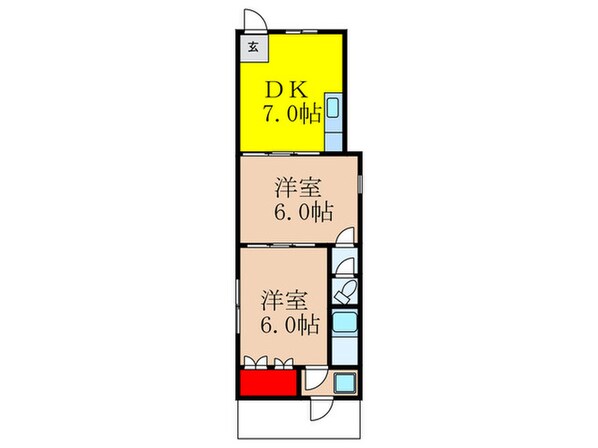 丸吉マンションの物件間取画像